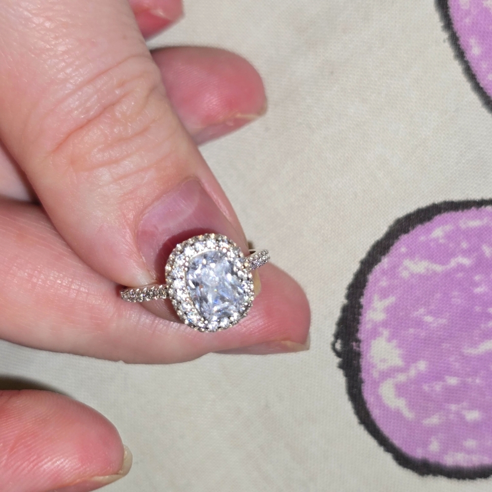 Sterling Silver Engagment Ring.